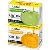 OFFER Glycerin Soap Pack of TWO 72gm Olive + fragrance Free Price Off 30%